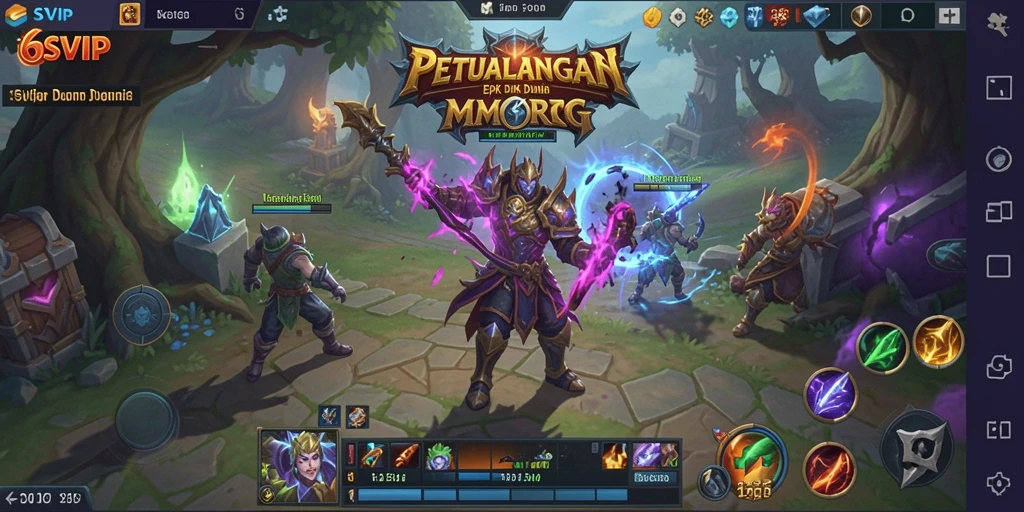 Gameplay menarik dalam dunia fantasi MMORPG 6SVIP.