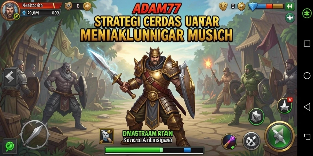 Tampilan gameplay <strong>ADAM77</strong> yang menarik dengan aksi strategi yang dinamis.