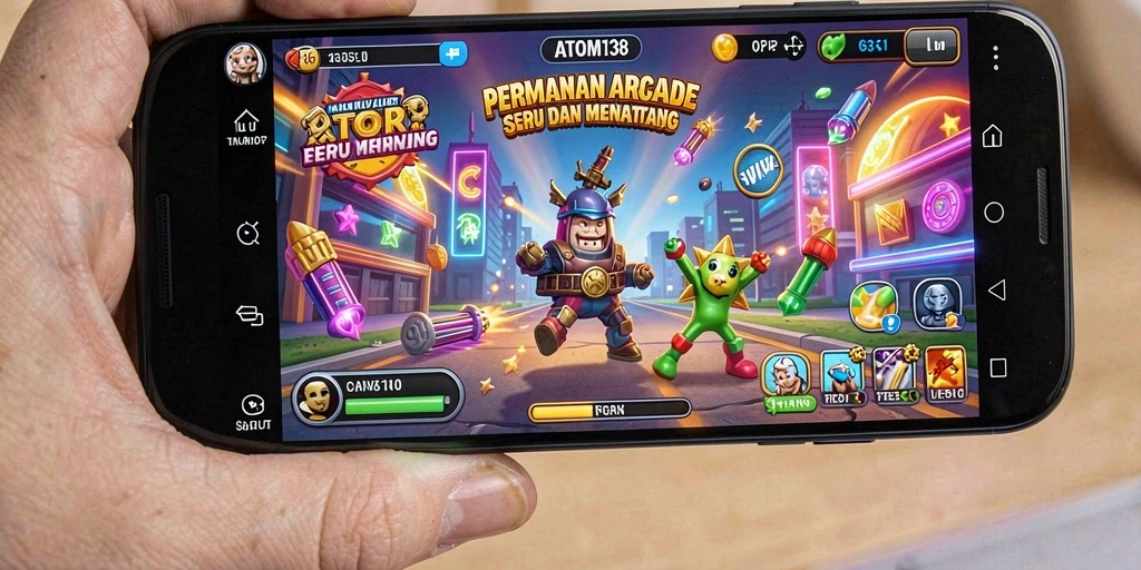 Tampilan gameplay <strong>ATOM138</strong> yang seru dan penuh tantangan.