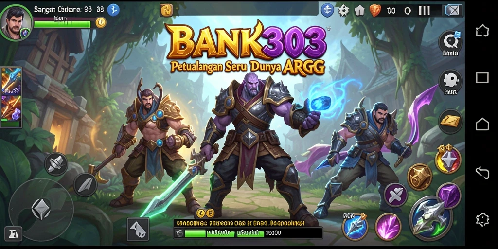 Tampilan gameplay seru BANK303 di dunia ARPG yang menakjubkan.
