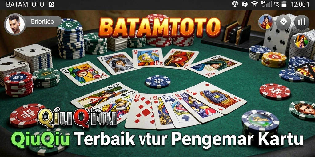 Gameplay seru QiuQiu di BATAMTOTO dengan teman-teman.