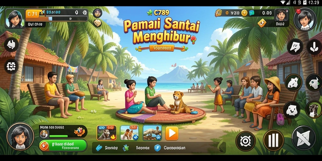 Tampilan Gameplay C789 yang mengasyikkan dan penuh warna.