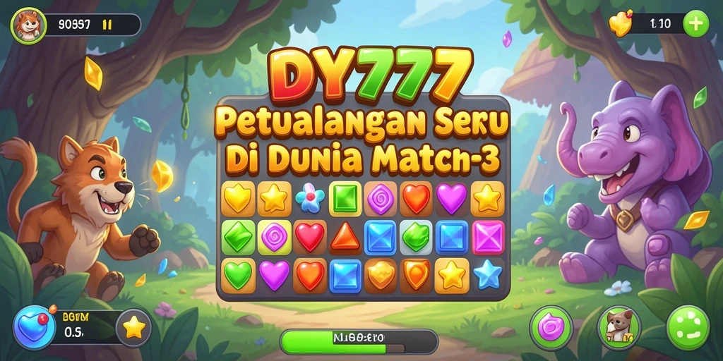 Tampilan gameplay DY777 yang seru dan penuh warna.