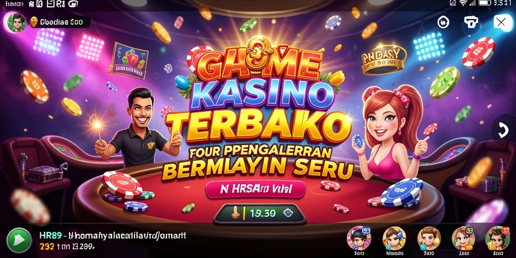 Tampilan gameplay Kasino yang mengasyikkan di HR89.