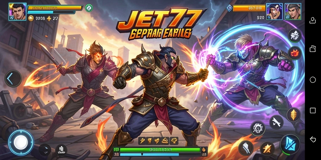Gameplay seru dengan karakter Fighting yang unik dan aksi mendebarkan.
