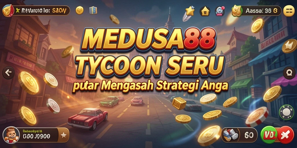 Screenshot menunjukkan gameplay mengelola bisnis Tycoon yang seru.