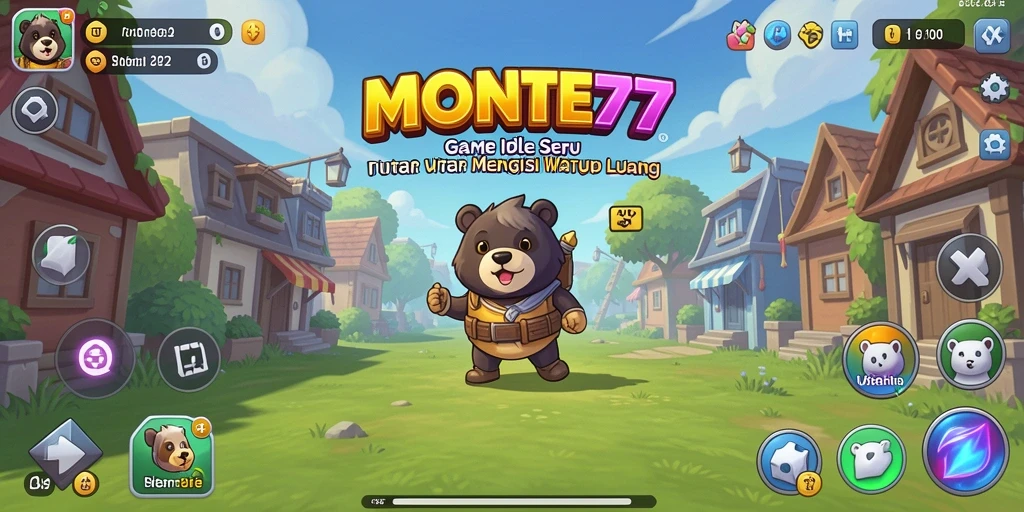 Tampilan gameplay <strong>MONTE77</strong> yang menarik dan sederhana.