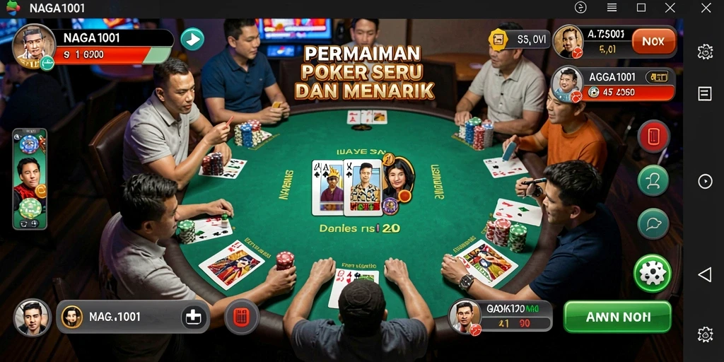 Tampilan gameplay NAGA1001 yang menarik dan interaktif.
