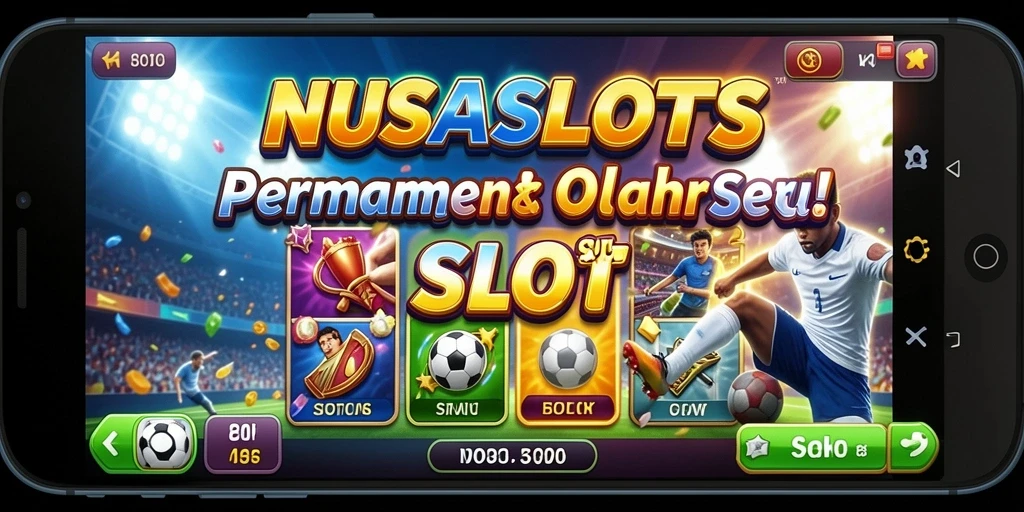 Tampilan menarik dari gameplay NUSASLOTS dengan elemen olahraga.