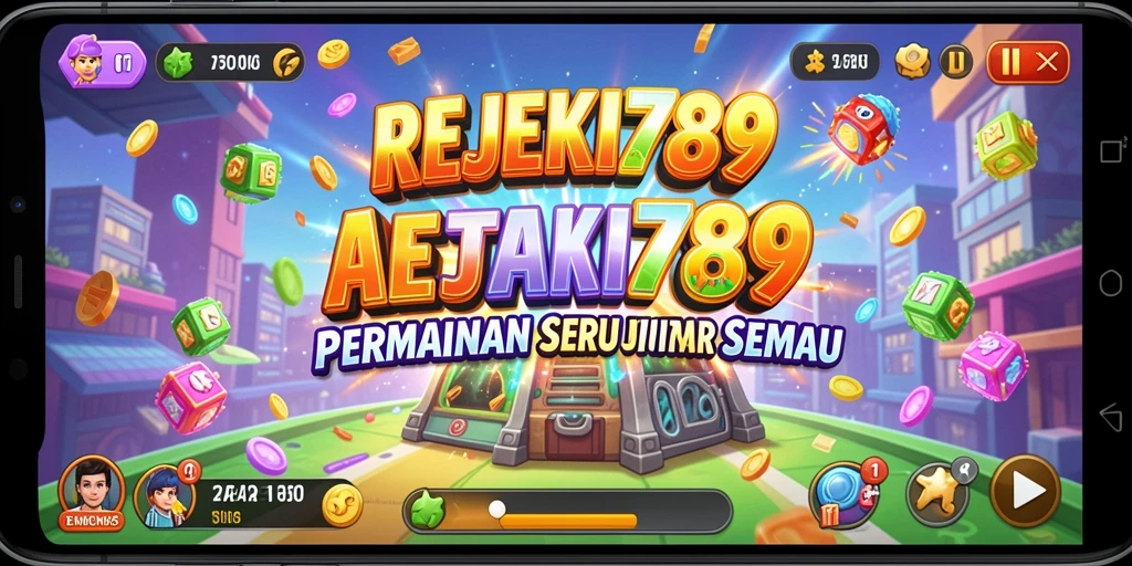 Tangkapan layar menampilkan aksi seru dalam gameplay REJEKI789.