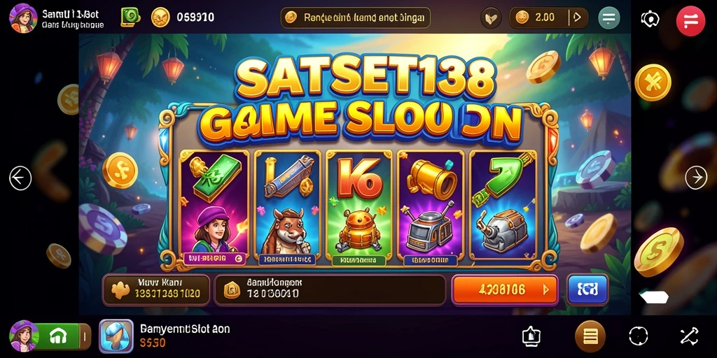Screenshot dari gameplay menarik Slot SATSET138.