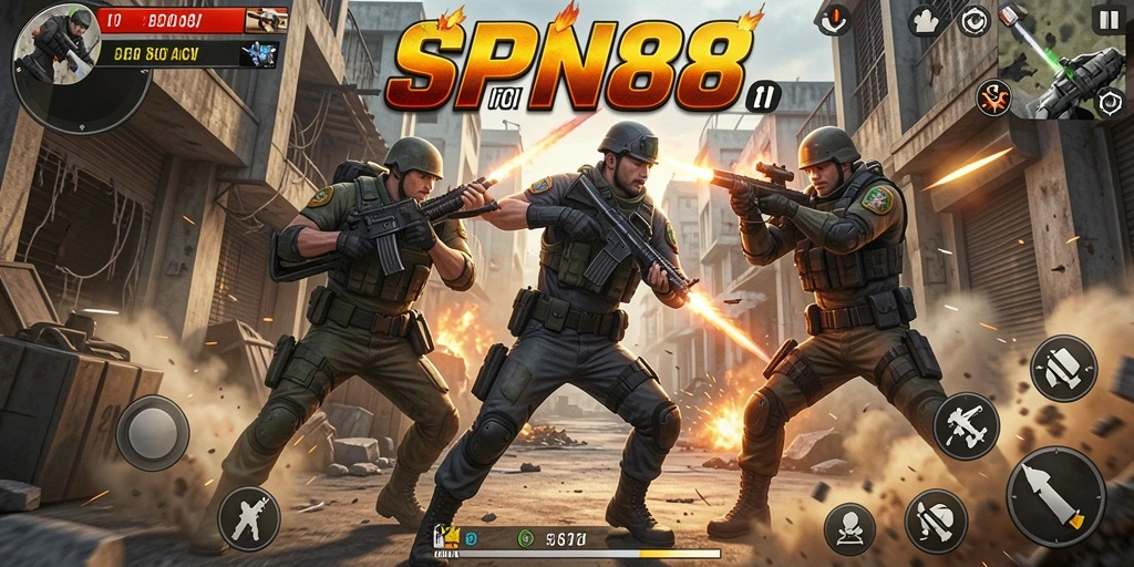 Tampilan gameplay SPN88 yang penuh aksi mendebarkan.