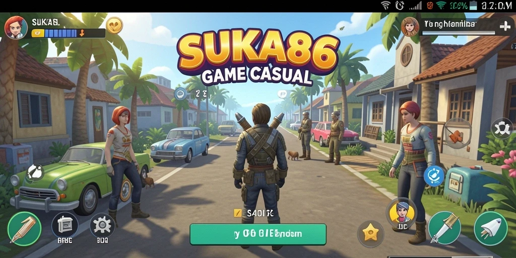 Tampilan gameplay menarik dari SUKA86 dengan aksi seru dan grafis colorful.