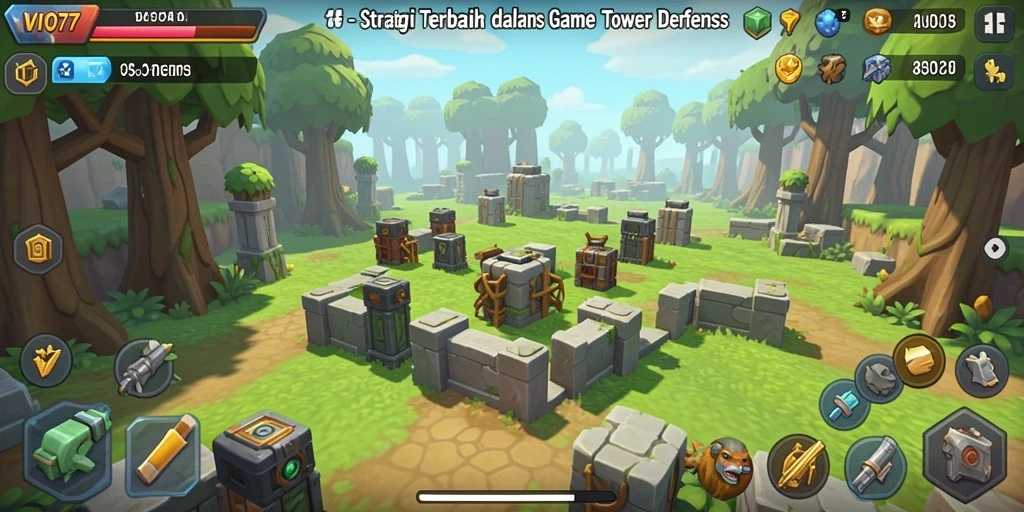 Gameplay seru VIO77 dalam genre Tower Defense yang menantang.