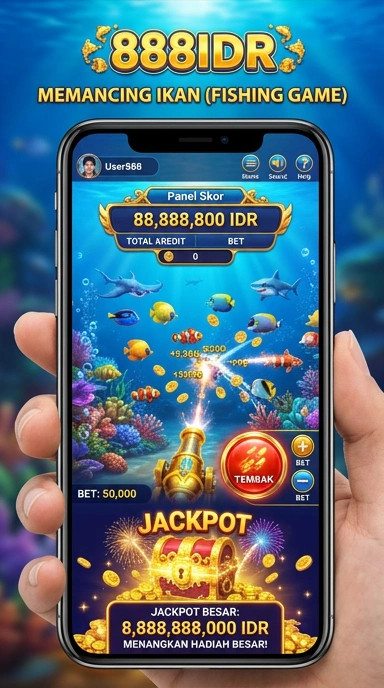 Tampilan antarmuka aplikasi 888idr yang intuitif dan mudah digunakan.